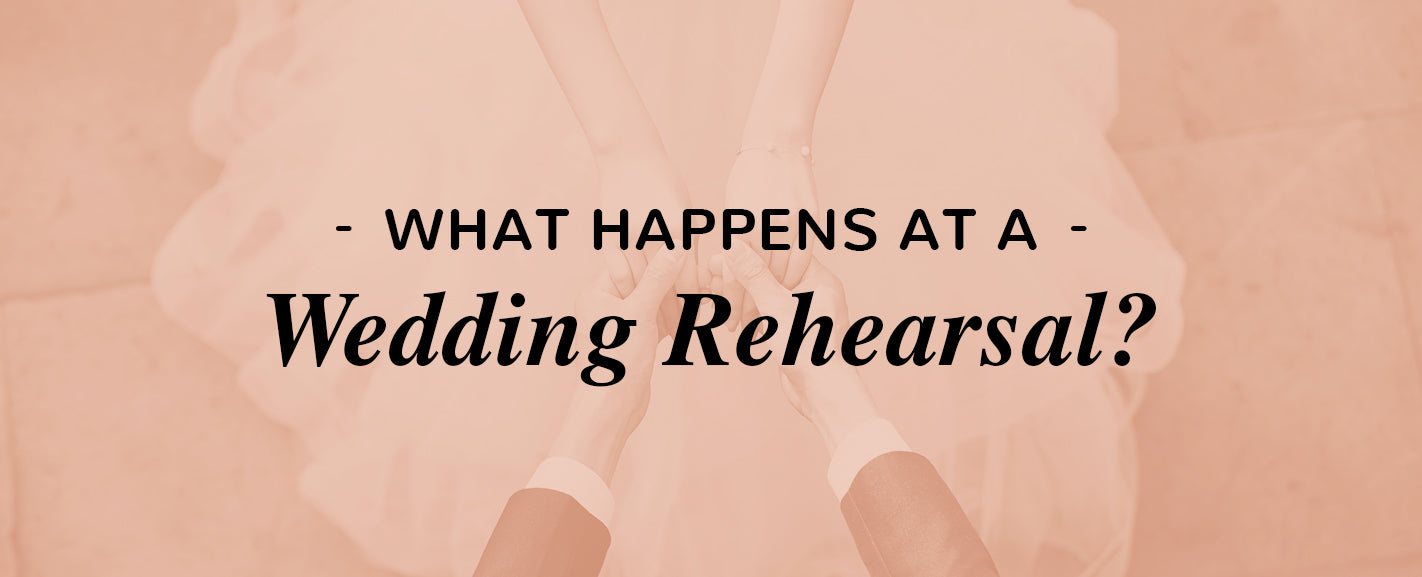 What Happens at a Wedding Rehearsal