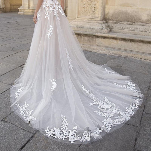 The Art of the Wedding Dress Train: What You Need To Know