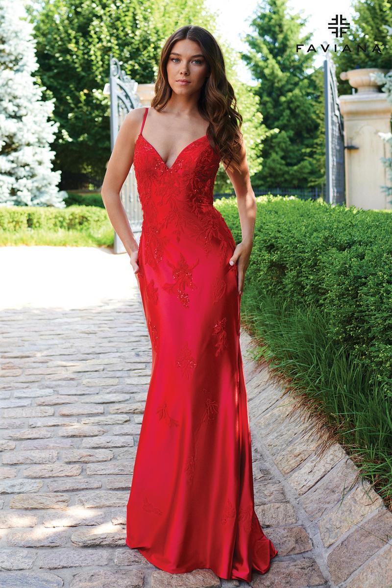 faviana off the shoulder dress Faviana Dress 11245 – Alexandra's Boutique