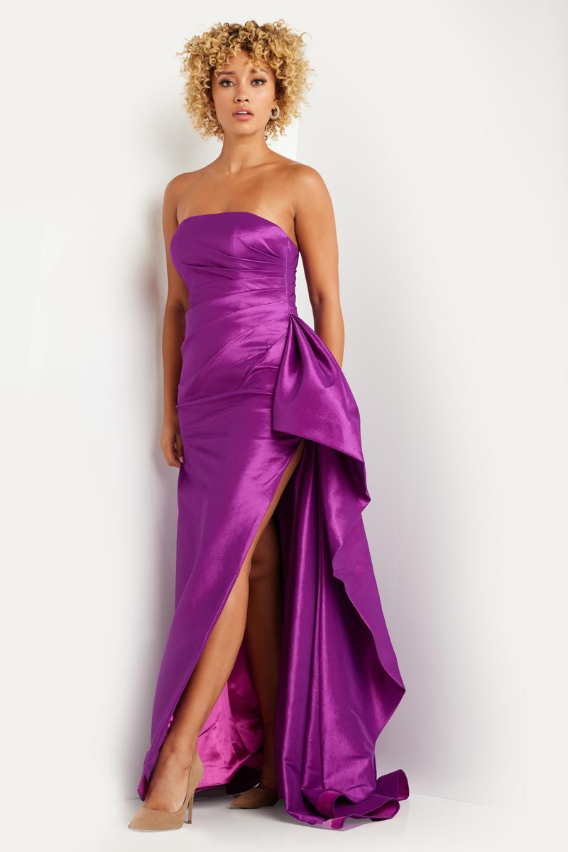 purple mob dress Jovani Prom Dress 36854 Red / 2