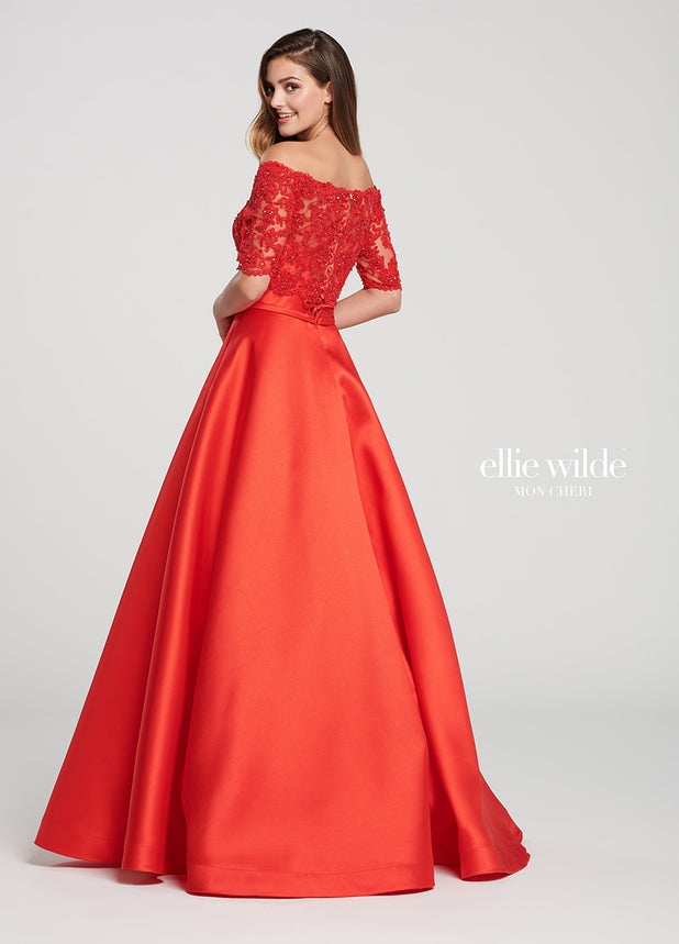 Ellie Wilde Style Number EW119092-No Bolero - 2