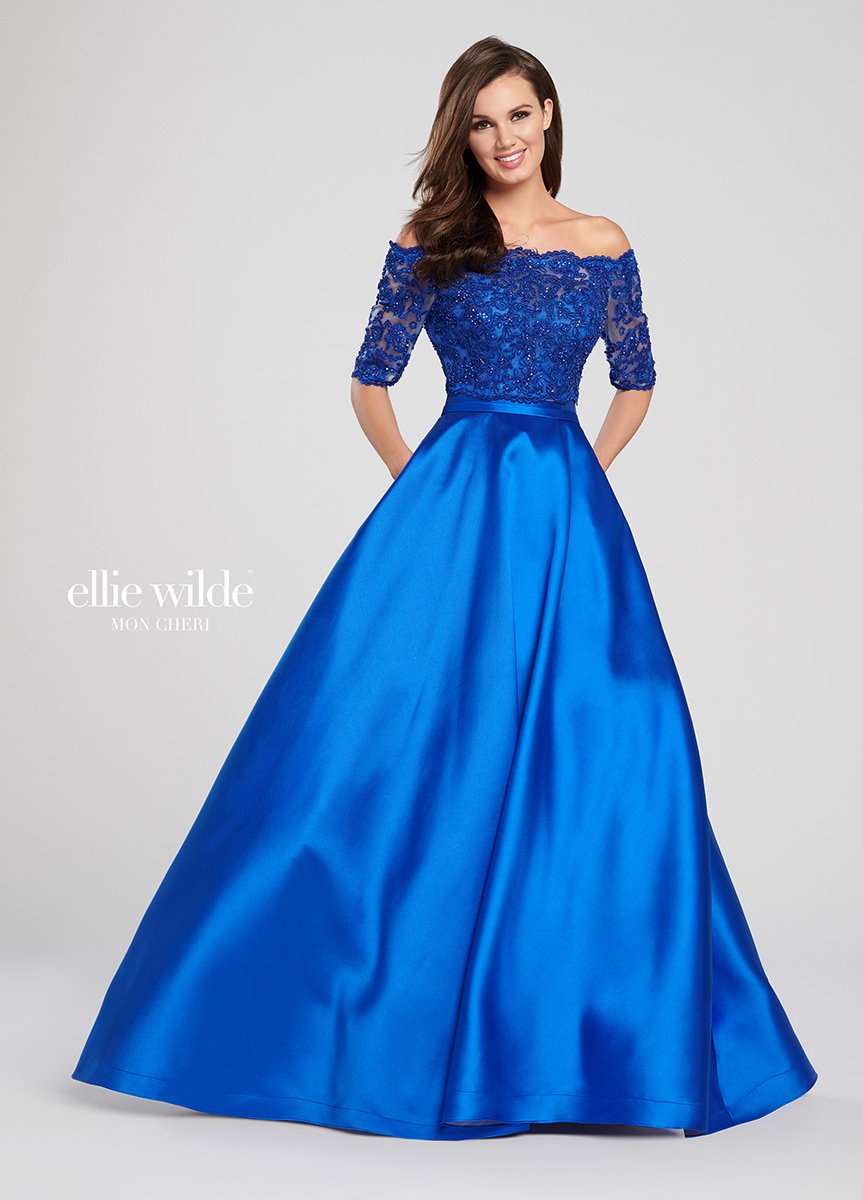 Ellie Wilde Style Number EW119092-No Bolero - 3