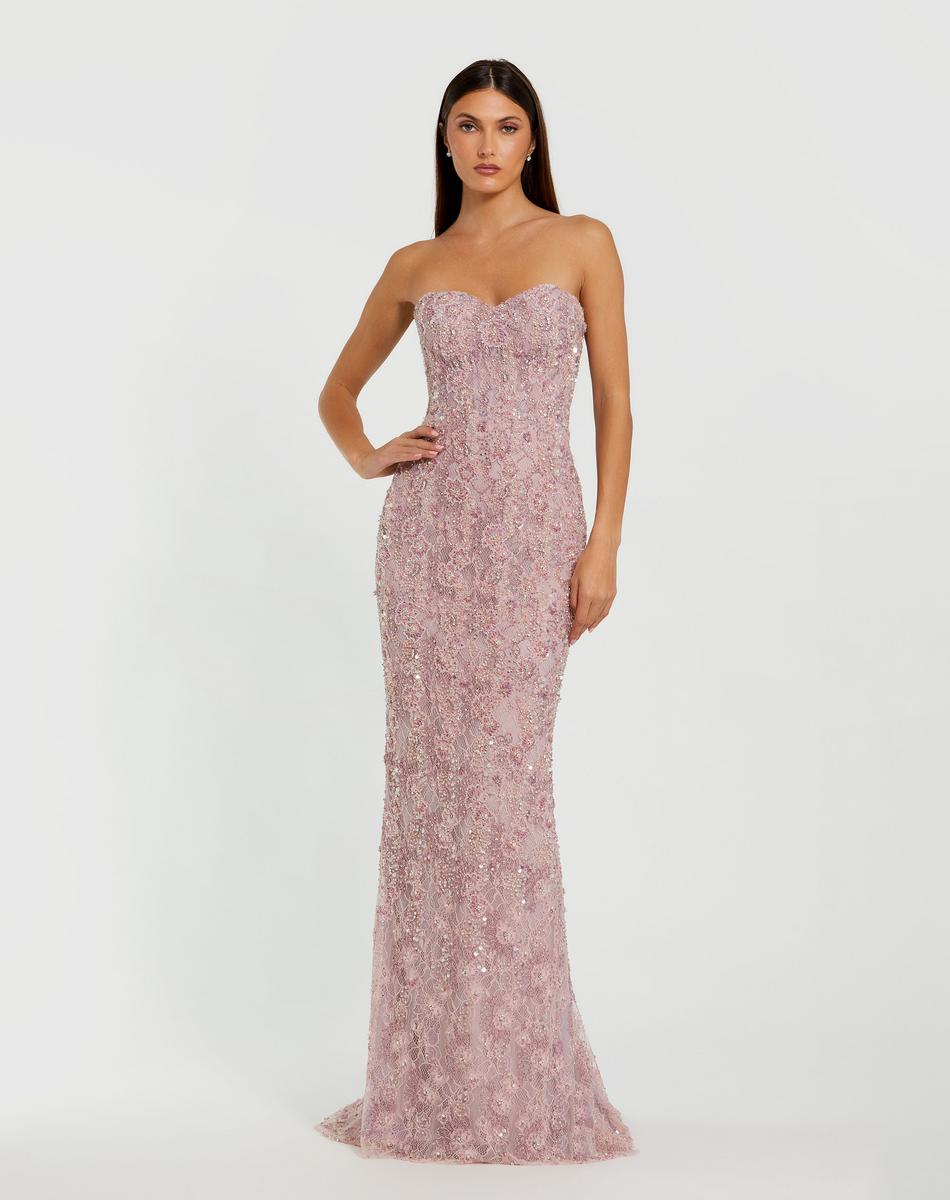 MAC DUGGAL SALEフェミニンシフォンベルスリーブ カクテルドレス MAC DUGGAL SALEフェミニンシフォンベルスリーブ カクテルドレス