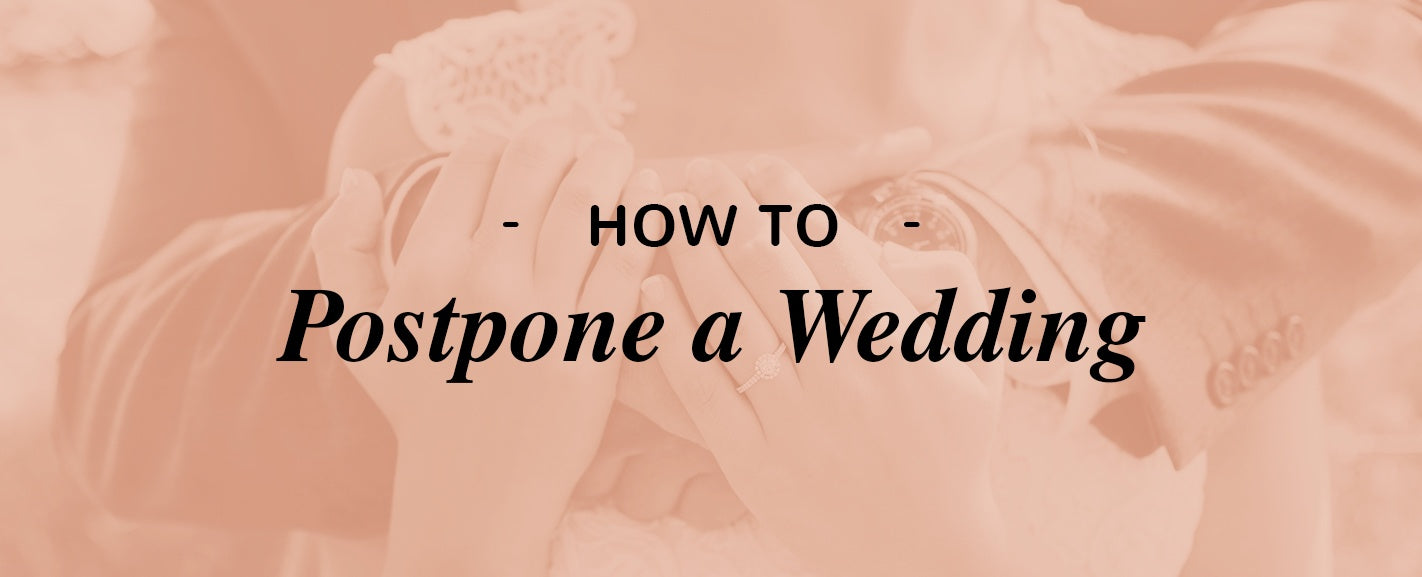 How to Postpone a Wedding