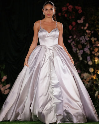 hayley paige satin wedding dresses Wingardium