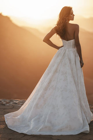 allure backless wedding dress Whimsical A-Line Wedding Dress