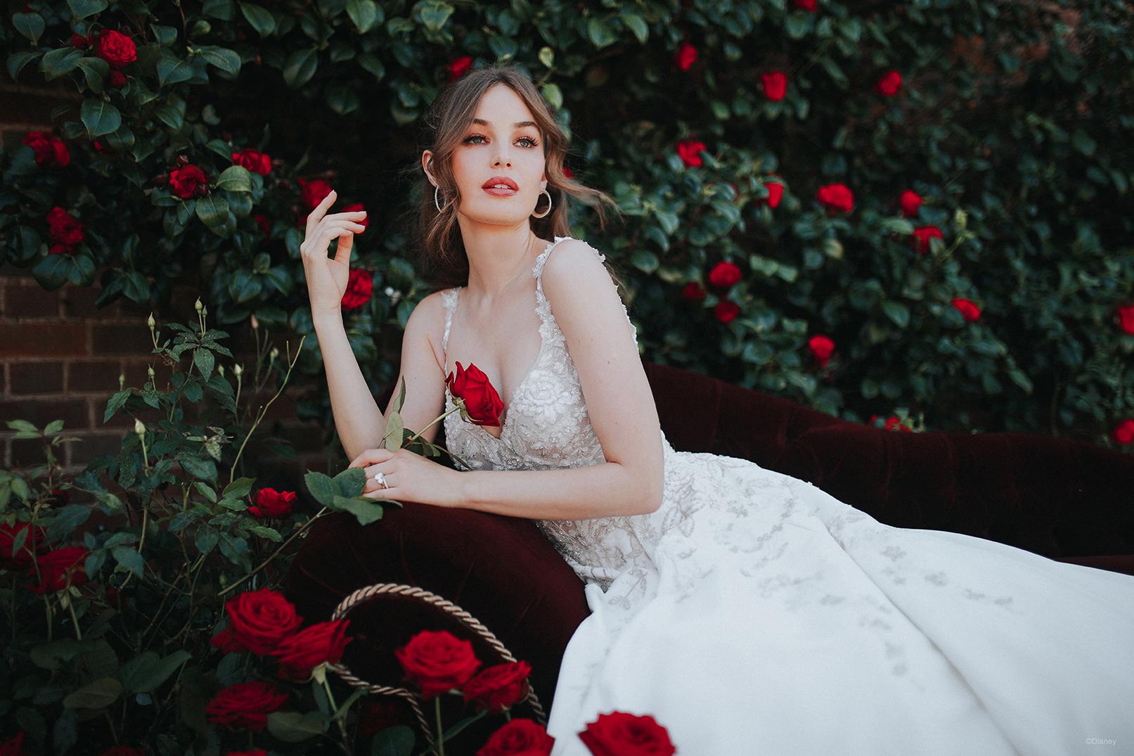 belle dress wedding Disney Fairy Tale Weddings Dress D312 – Alexandra's Boutique