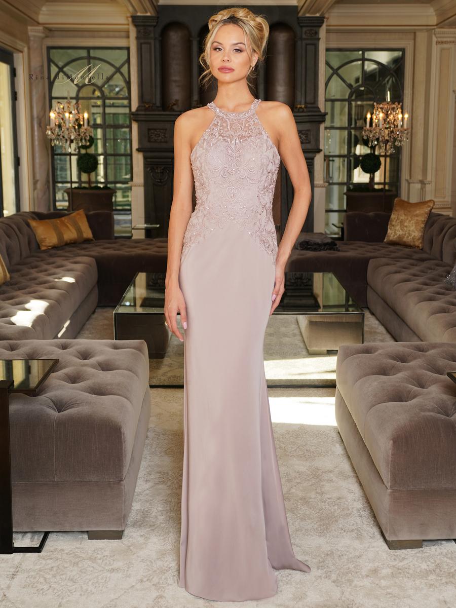 Rina di Montella Dress RD2755 Navy / 4 Rina di Montella Dress RD2755 Navy / 4