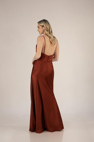 sorella vita satin bridesmaid dress Sorella Vita NEW Long Bridesmaid Dress Satin & Chiffon Size 16 Style 9206 Black