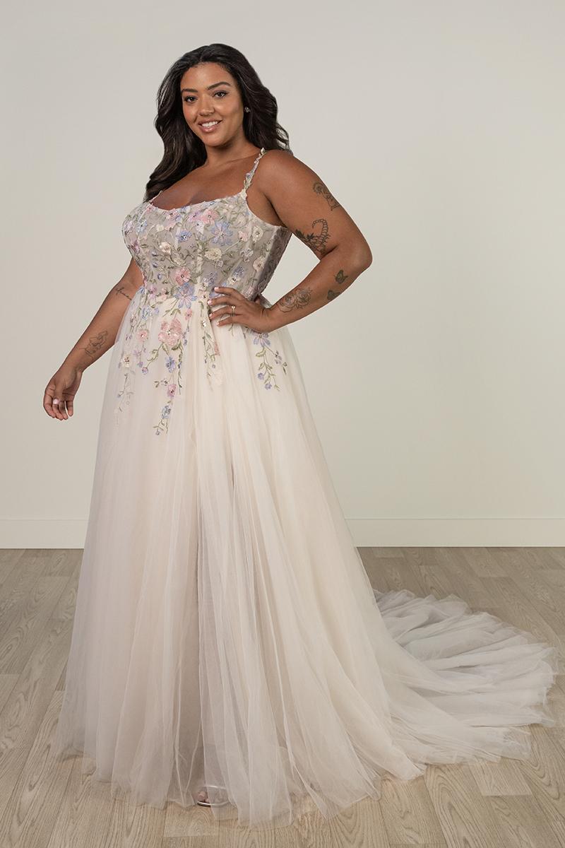 Stella York Bridal Dress 8063 Blue Blush/Almond / 22 Stella York Bridal Dress 8063 Blue Blush/Almond / 22