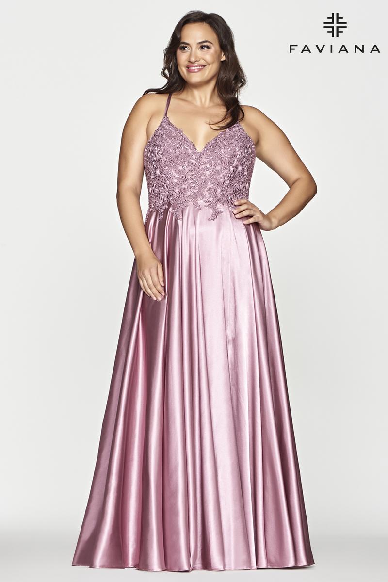 Faviana Plus Sizes Style Number 9498 - 3