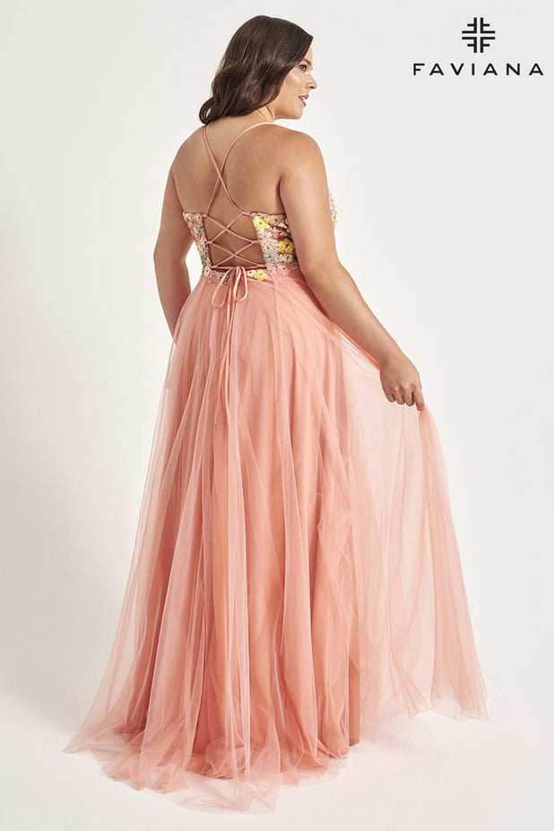 Faviana Plus Sizes Style Number 9557 - 2