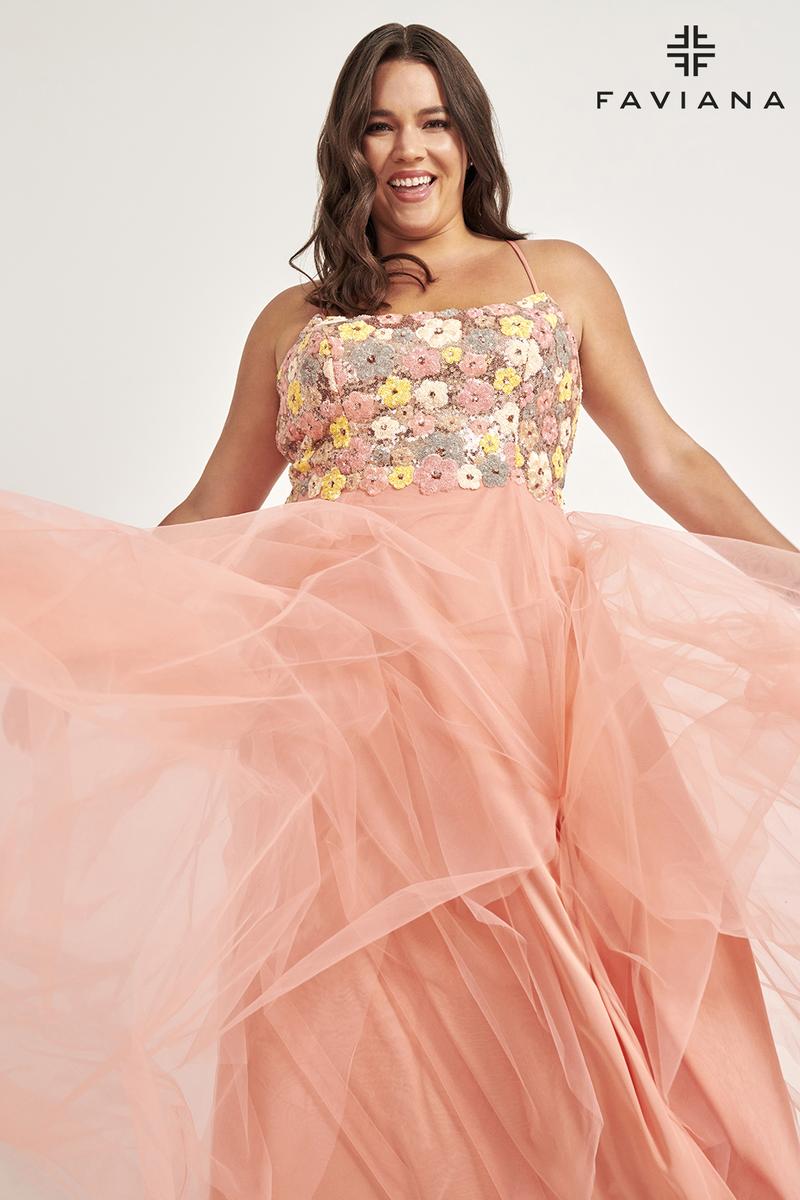Faviana Plus Sizes Style Number 9557 - 4