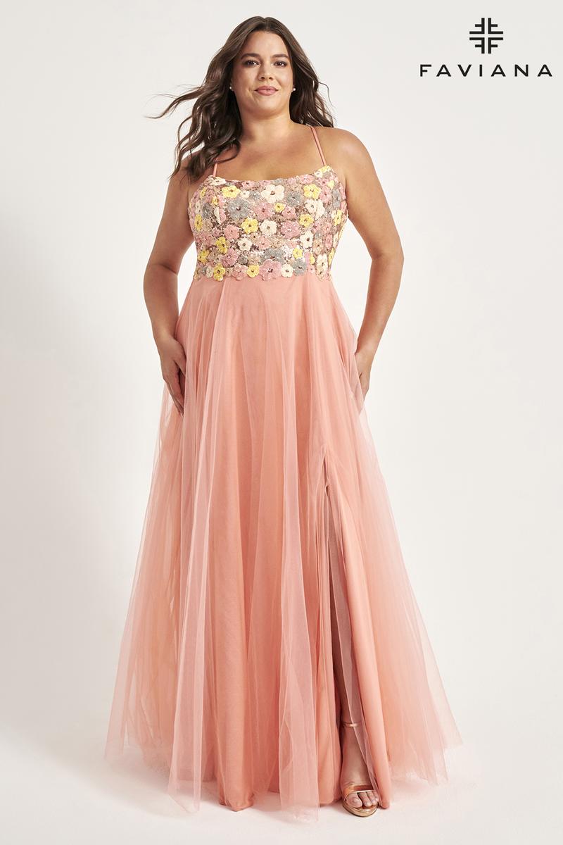 Faviana Plus Sizes Style Number 9557 - 3