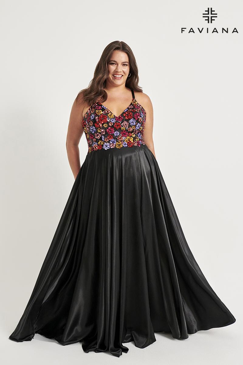 Faviana Plus Sizes Style Number 9558 - 3