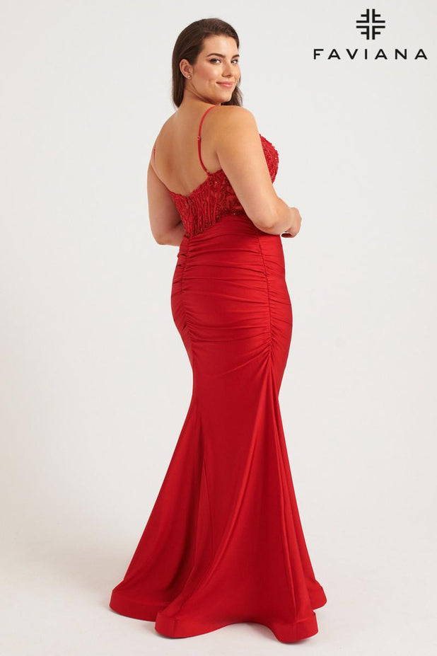Faviana Plus Sizes Style Number 9569 - 2