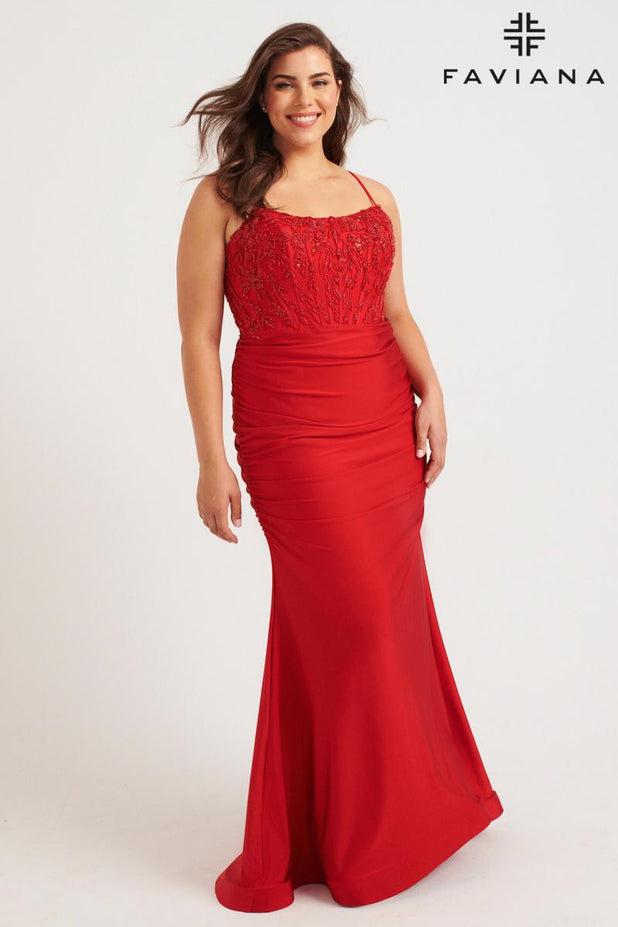 Faviana Plus Sizes Style Number 9569 - 1