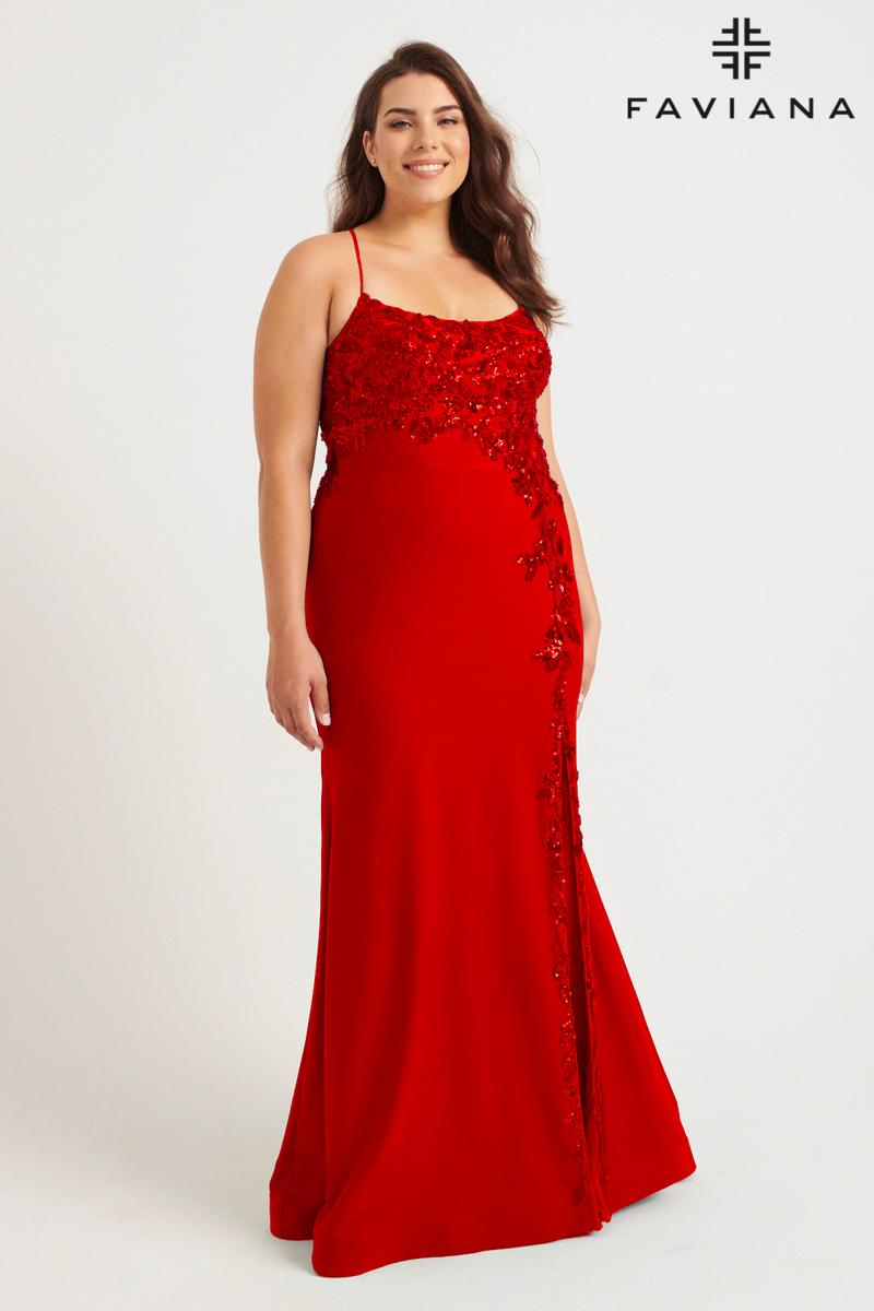 Faviana Plus Sizes Style Number 9570 - 3