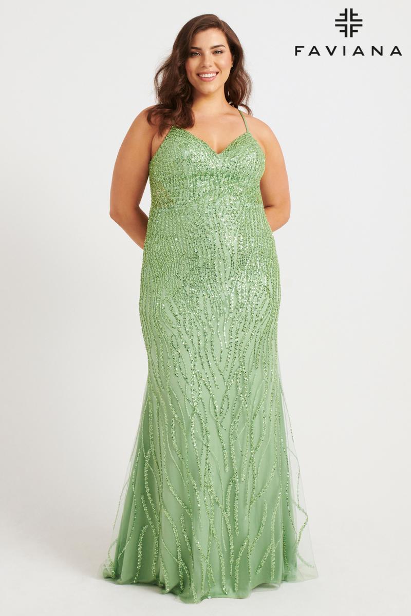 Faviana Plus Sizes Style Number 9572 - 1