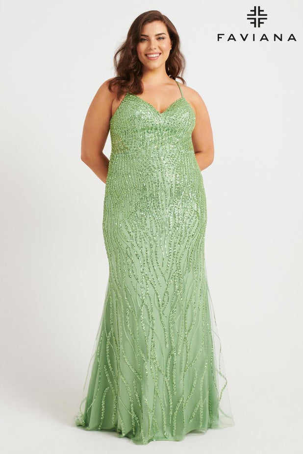 Faviana Plus Sizes Style Number 9572 - 1