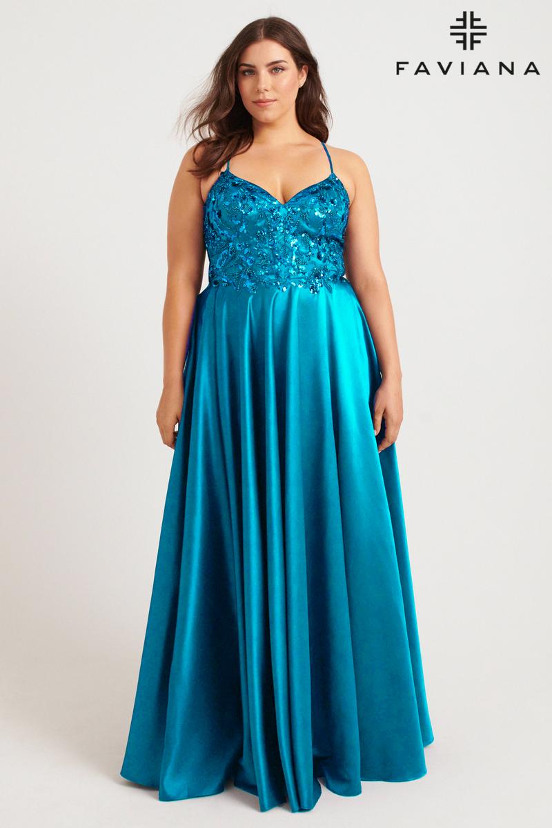 Faviana Plus Sizes Style Number 9578 - 3