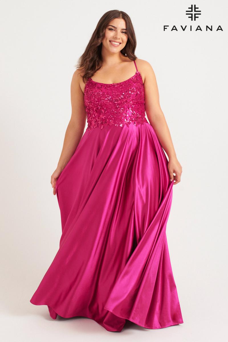 Faviana Plus Sizes Style Number 9582 - 4