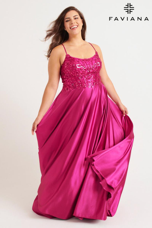 Faviana Plus Sizes Style Number 9582 - 1