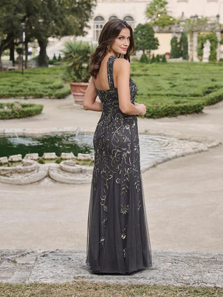 adrianna papell sequin bridesmaid dress Adrianna Papell 40366 Cowl Back Embellished Dress