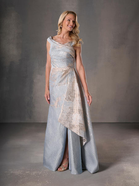 christina wu dresses Elegance Dress 17235 – Alexandra's Boutique sizeFilter-US 18 Black Long Sleeve Dress Dusty Peach Floral Breeze Color:419 EVENING BLUE