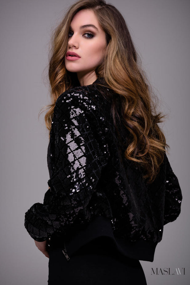 Jovani Contemporary Style Number M52082 - 2