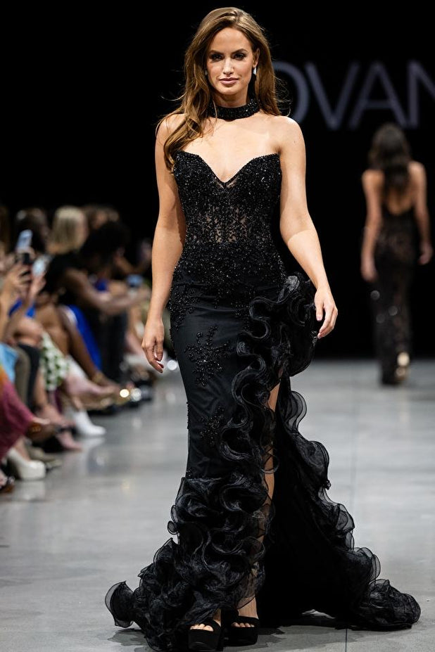 Jovani Signature-Pageant Style Number 37036 - 1