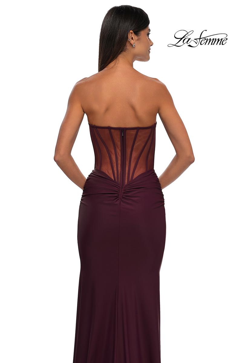 La Femme Dress 32912 Dark Wine / 10 La Femme Dress 32912 Dark Wine / 10