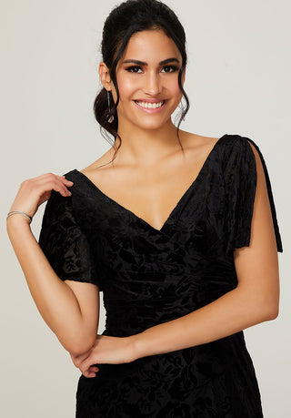 mori lee velvet bridesmaid dress 21781 Morilee Bridesmaids