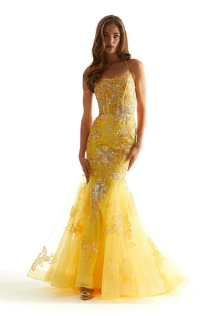 mori lee mermaid prom dress Mermaid Beaded Corset Dress 48052