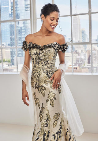 MLNY Morilee New York Dress 73130 ROSEGOLD / 12 MLNY Morilee New York Dress 73130 ROSEGOLD / 12