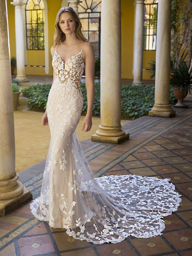 Blue Bridal Style Number Petal - 1