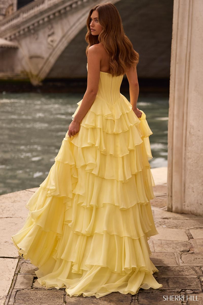 short yellow sherri hill dress Buy dress style 56857 designed by SherriHill